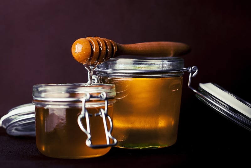 Repurposed glass jars